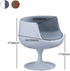 4Pcs Italian Design Leisure Coffee Cup Chair-grey