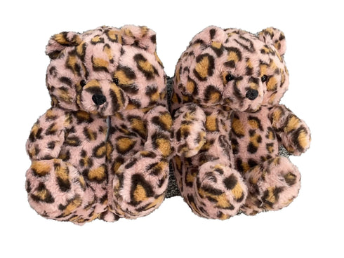 Cute Unisex Teddy Bear Plush Slippers