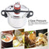 UNITED TORNADO Stainless Steel Pressure Cooker 9LTR