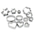 D-A8 Stainless Steel Cookie Cutter -12Pcs