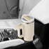 1.2L Tumbler with Handle Straw Lid, Stainless Steel Travel Mug - Cream