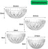 Salad Bowls with Lids 4pc Set