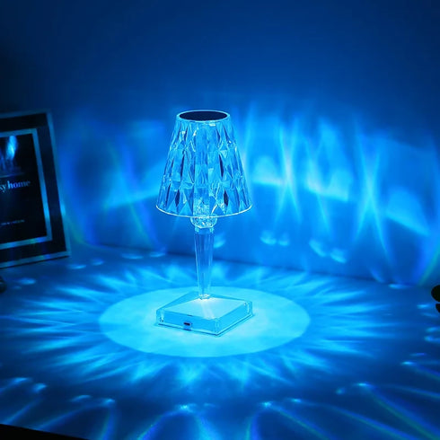 Luxury Crystal Led Bedside Lamp