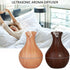 Ultrasonic Aroma Humidifier with Colour Changing LED - Light Brown
