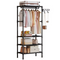 Black - Metal Multi-functional Coat Rack & Clothes Hanger with Simple Modern Design for Household Bedroom Floor Storage