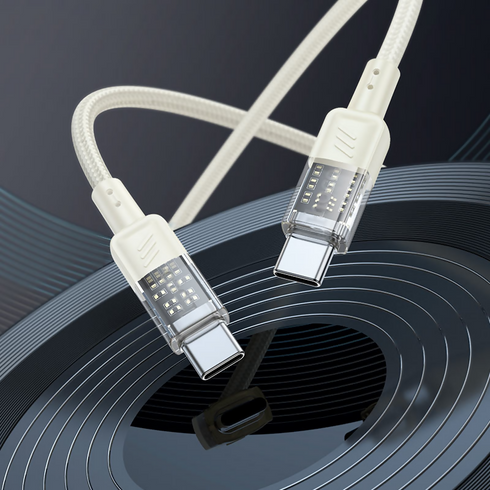 Spirit 60W Transparent Type-C Charging Cable