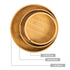 3Pcs Bamboo Pallet