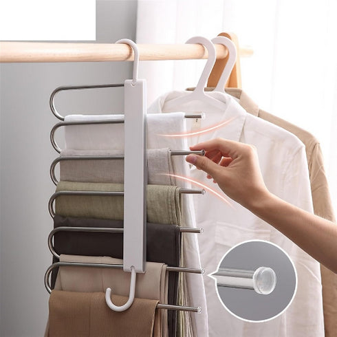 Ecoco Multifunctional Multi-layer Pants Hanger.