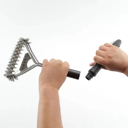 Stainless Steel Bristles Grill Cleaning Brush