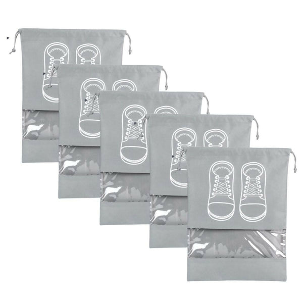 Shoe Bag For Travel & Storage Organizer - Pack of 5