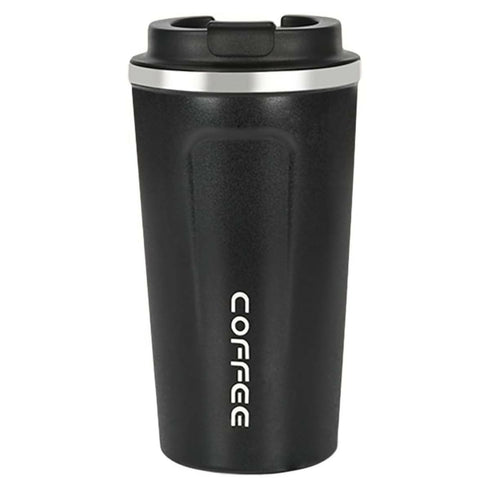 510ml Coffee Mug Vacuum Insulated Travel with Temperature Display - Black