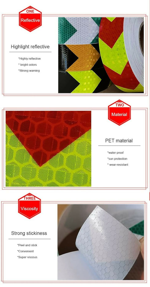 Reflective tape 50mm x 5 metress