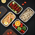 Food Storage Containers Stainless Steel Fresh-keeping Box x4