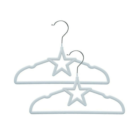 Velvet Baby Clothes Hanger Children’s Coat Kids with Notched Shoulder and Non Slip Design For Newborn to Toddler Clothes