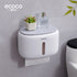 Ecoco Paper Tissue Boxes Plastic Storage Singlelayer Simple Tissue Box.