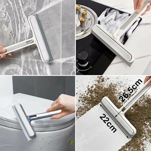 4 in 1 Window and Glass Cleaning Brush - Blue