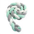 Braided Knit Plush Pillow round Cushion Soft Knot Throw Decor for Couch Sofa Bed Laundry Bag.