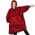 Oversized Sherpa Blanket Sweatshirt with Hood