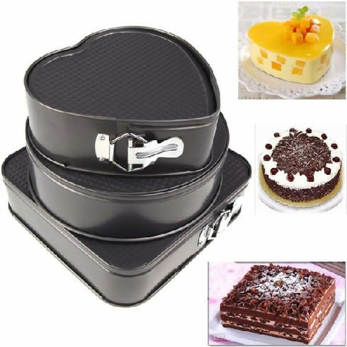 Quick Release Non-Stick Springform Cake Baking Pans