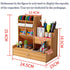 Wooden Desk Organizer DIY Desktop Tidy Pen Holder