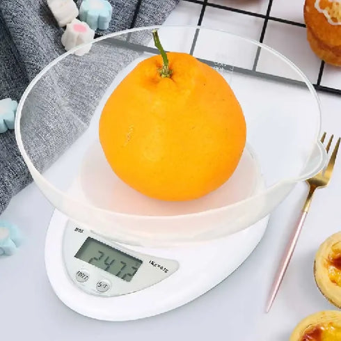 Kitchen Electronic Scale with a (5000g) Bowl