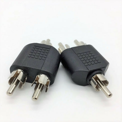 ADAPTER RCA (M) TO 2RCA (M) PACK OF 2