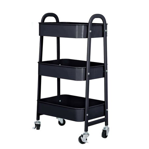 Metal 3 Tier Storage Trolley