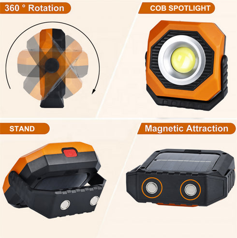 Portable Solar LED Work Light