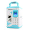 Money Bank for Kids, Kids ATM with Password & Finger Print - blue