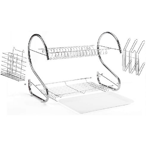 Over Sink Storage Shelf, Display Kitchen Dish Drying Rack.