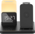 6-in-1 Wireless Phone Charger Alarm Clock LED Lamp 15W Fast Charge Earphone Watch Charge
