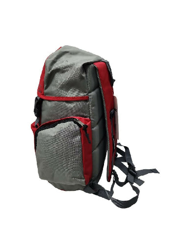 New Kings School Backpack - grey/red