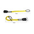 Car Steering Wheel Lock Wire Rope Lock Safety Anti-theft Lock - Yellow