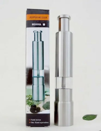 Stainless Steel Salt and Pepper Grinder Set