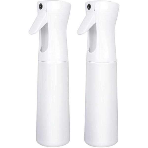 2 Spray Bottle, 300 ml Fine Mist Spray Bottle Sprayer for Hair Gardening - White