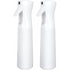 2 Spray Bottle, 300 ml Fine Mist Spray Bottle Sprayer for Hair Gardening - White