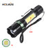 Rotating Zoom Multifunction Flashlight