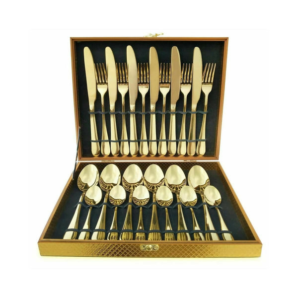 24 Piece Stainless Steel Cutlery Set