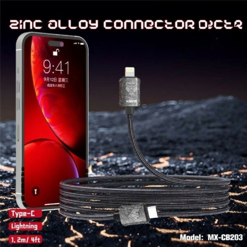 36W Fast Charging Cable MX-CB203 Type C To Lightning