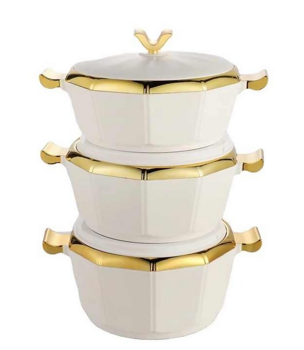 Insulation Fancy Food Warmer 3-Piece Set