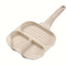 Multi-functional breakfast frying pan-Brown to beige