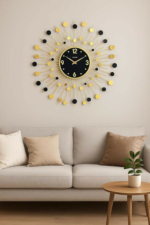 Large Modern Decorated Wall Clock