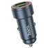 Dual Port High Power aluminum alloy mini car Charger 30W - Z57A