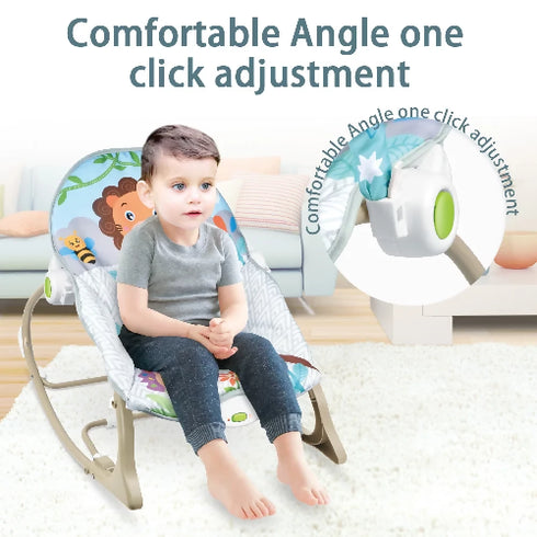 Multifunction Vibrate Baby Rocking Chair with Hanging Toys
