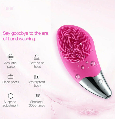 Silicone Face Cleansing Device and Brush