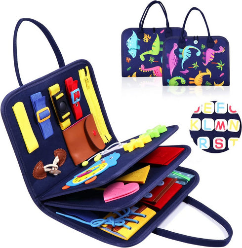 Early Education Board Felt Letter Board with Letters and Numbers.