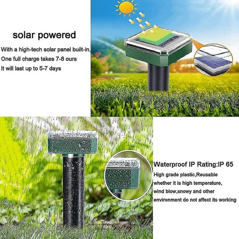 Outdoors Solar Pests Snake Bug Repellent ( 2PCS )