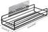 Bathroom Shelf Corner Shower Caddy Adhesive No Drilling Iron Kitchen Shelf Seasoning Bottles Holde Storage Rack