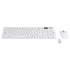 Ultra-thin Wireless Keyboard And Mouse Combo Set - White