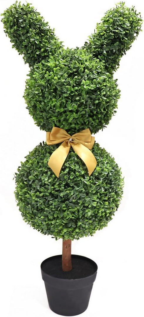 green plant, rabbit, modeling, decorative tree, home decoration ornaments